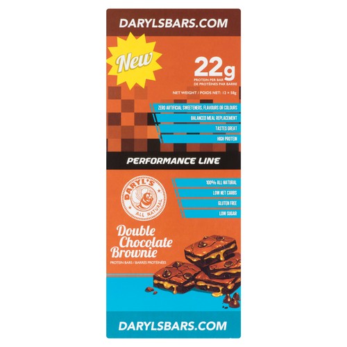 Daryl's Double Chocolate Brownie Protein Bar 58 g