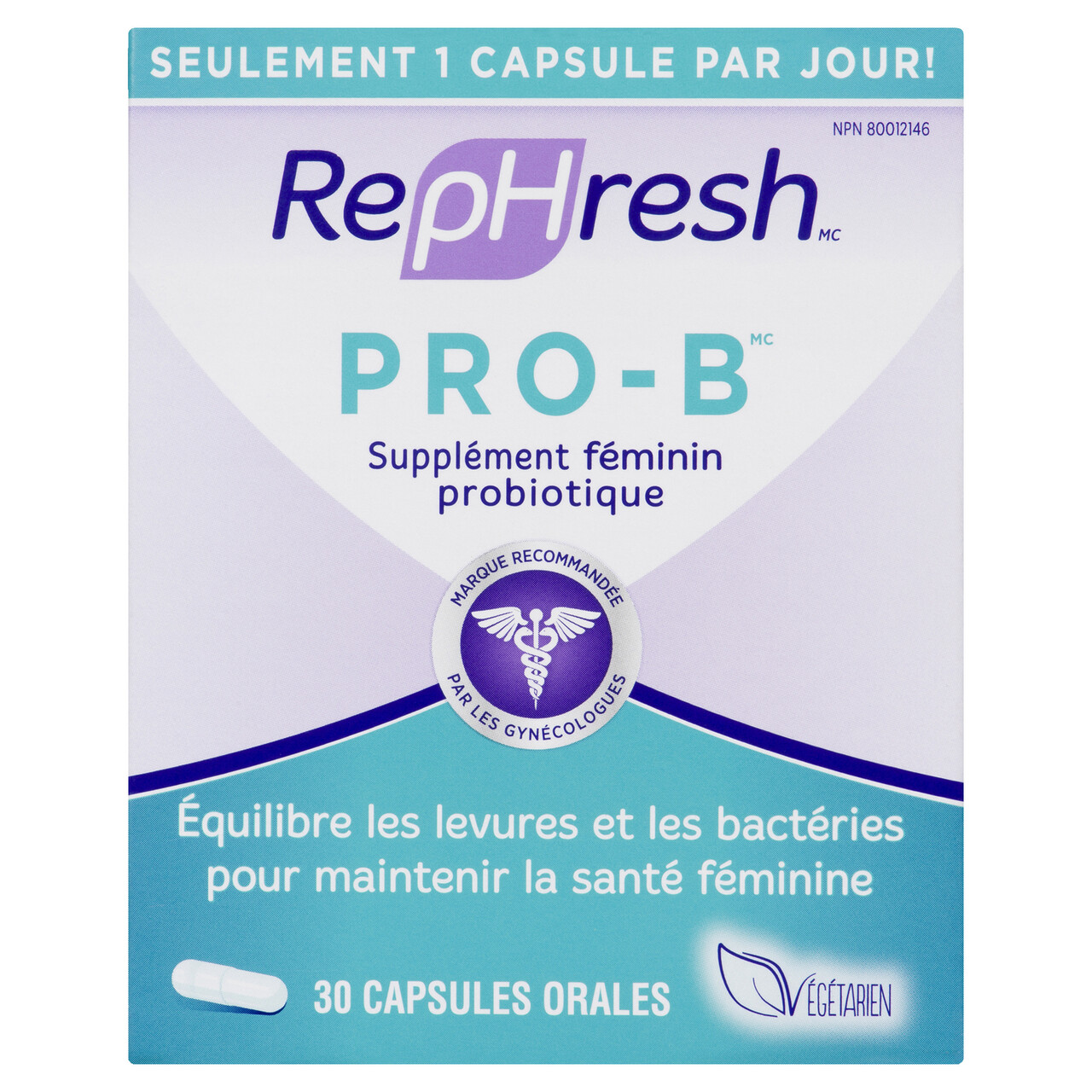 Rephresh Pro B Probiotic Feminine Supplement Capsules 30 EA - Voilà ...