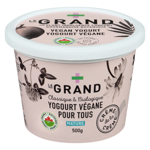 LeGrand Organic Vegan Yogurt Unsweetened 500 g