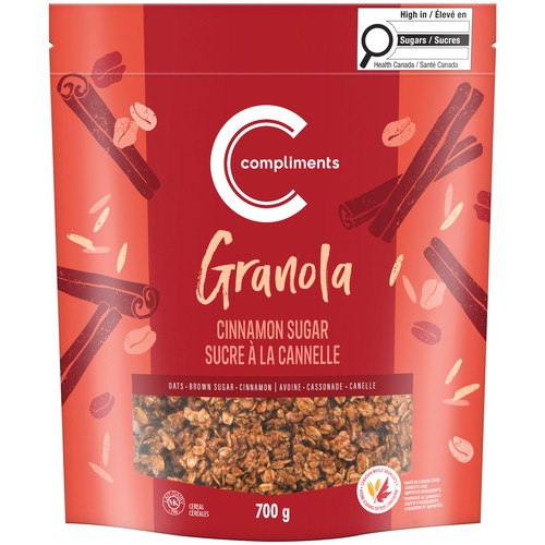Compliments Granola Cinnamon Sugar 700 g