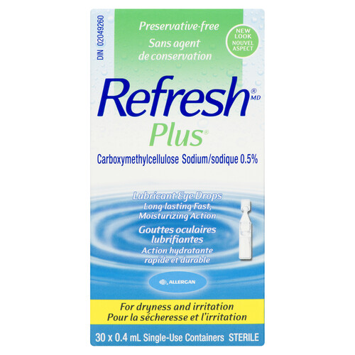 Allergan Refresh Plus Eye Drops 0.4 ml