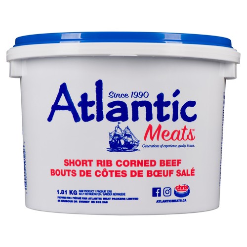 Atlantic Meats Short Rib Corned Beef 1.81 kg