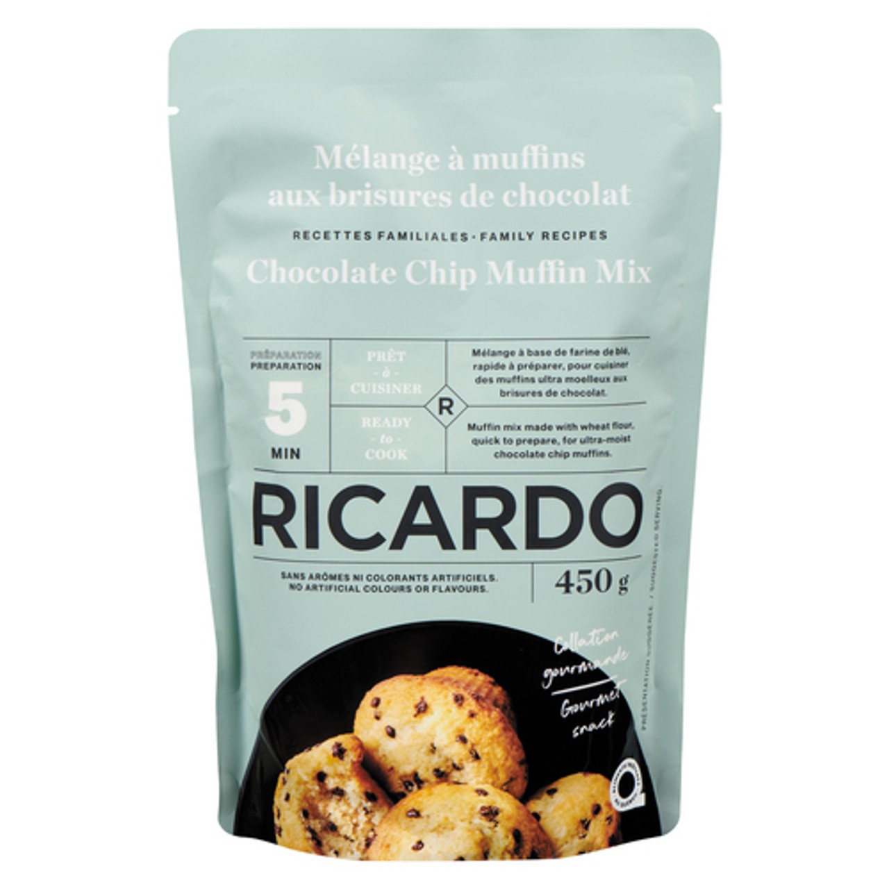 RICARDO Muffin Mix Chocolate Chip 450 g - Voilà Online Groceries & Offers