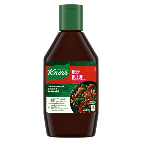 Knorr Concentrated Bouillon Beef Just A Drop Adds Deep Rich Flavour 250 ml