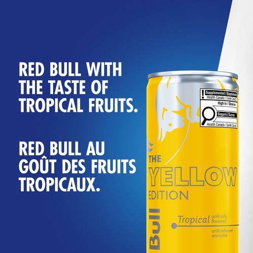 Red Bull Energy Drink The Yellow Edition Tropical 250 ml (can)