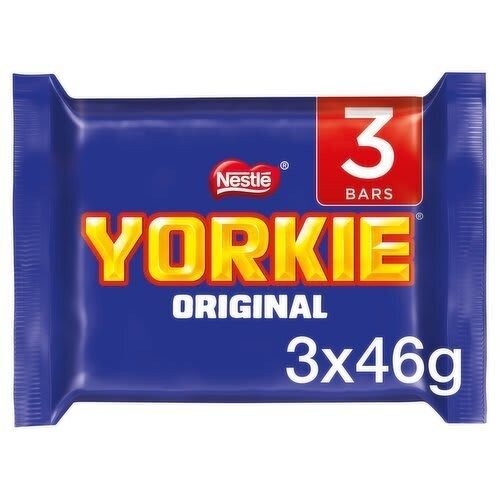 Nestle Yorkie Chocolate Original 3 x 46 g