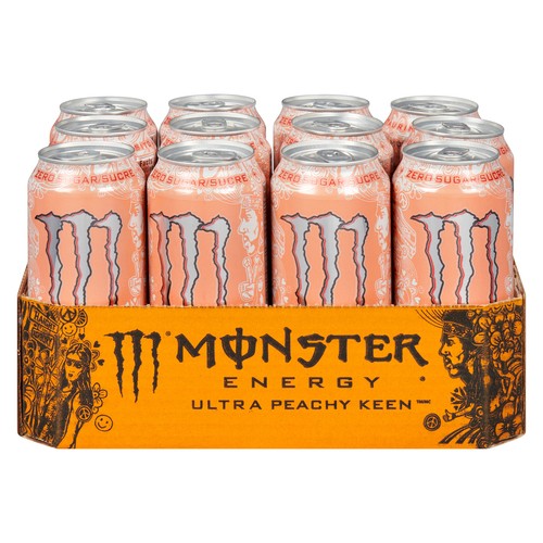 Monster Energy Drink Ultra Peachy Keen 12 x 473 ml