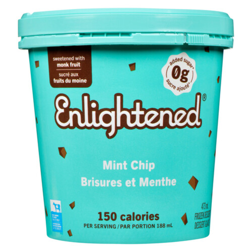 Enlightened Keto Frozen Dessert Pint Mint Chip 473 ml