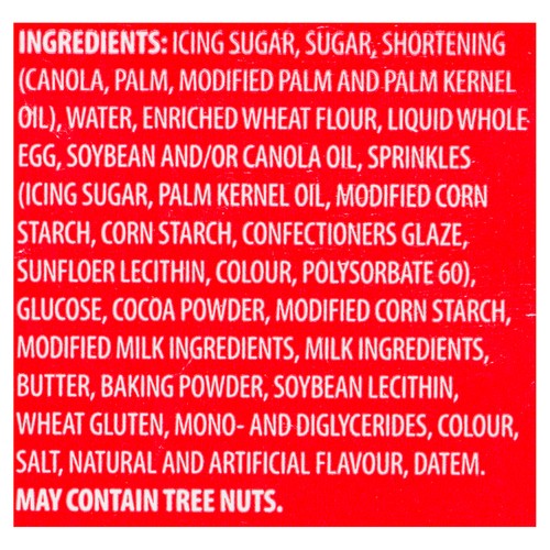 Two Bite Canada Day Cupcakes Assorted 284 g