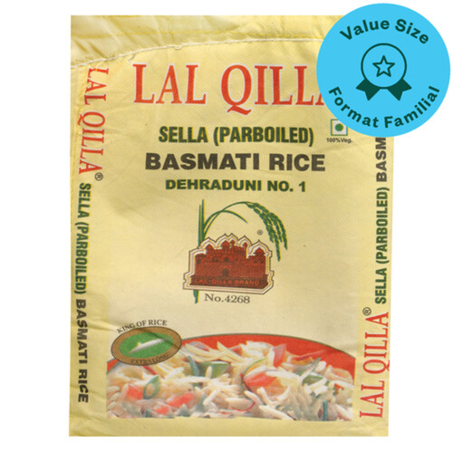 Lal Qilla Sella Parboiled Rice Value Size 4.5 kg