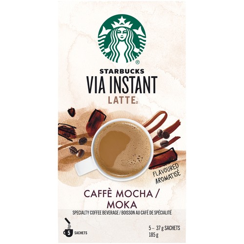 Starbucks Via Instant Caffè Mocha Latte Mix 5 x 37 g