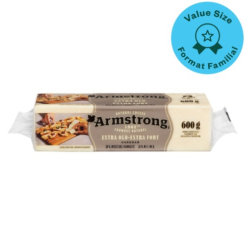 Armstrong Cheese White Cheddar Extra Old 600 g