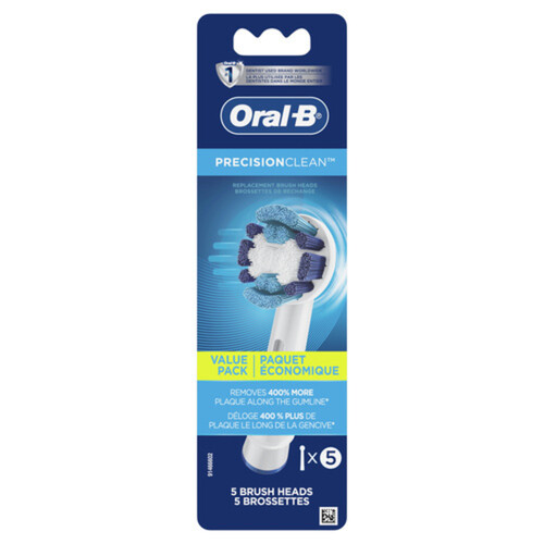 Oral-B Precision Clean Replacement Electric Toothbrush Head 5 Pack