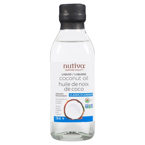 Nutiva Organic Liquid Coconut Oil 236ml
