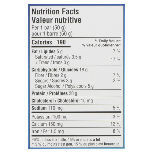 Pure Protein Bars Chewy Chocolate Chip 6 x 50 g