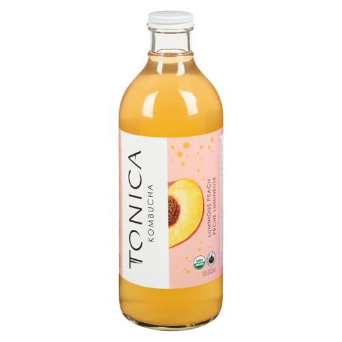 Tonica Organic Kombucha Luminous Peach 1.1 L (bottle)