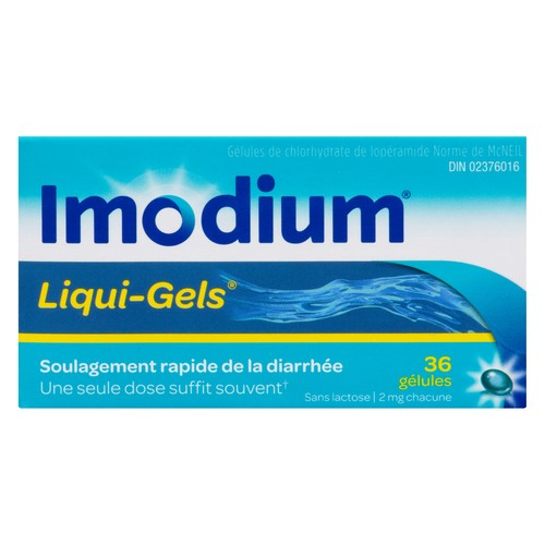 Imodium Anti-Diarrhea Liquid Gels 36 Capsules