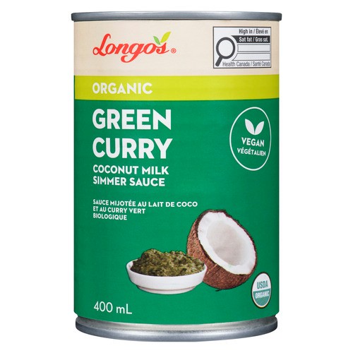 Longo's Organic Coconut Milk Green Curry 400 ml