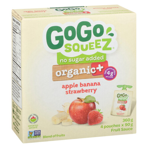 Apple - somezi  GoGo squeez Fruit Sauce Tropicalz, Apple Strawberry, Apple