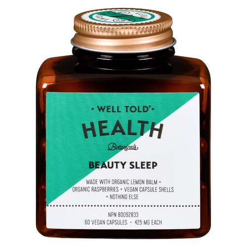 Well Told Health Supplements Beauty Sleep 60 Vegan Capsules