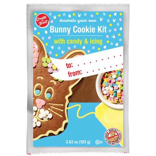 Create A Treat DYO Chocolate Bunny Cookie Kit 103 g