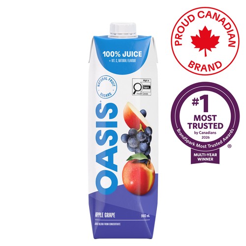 Oasis Juice Apple Grape 960 ml