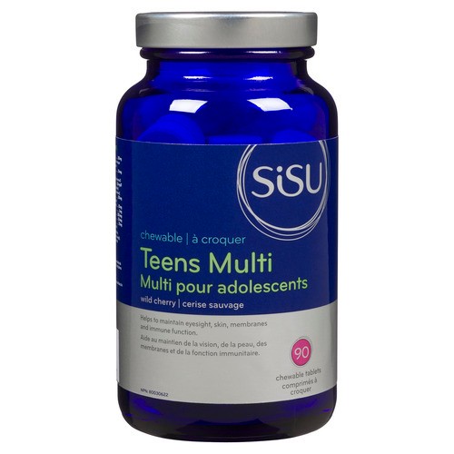 Sisu Teens Multivitamin Wild Cherry 90 Chewable Tablets