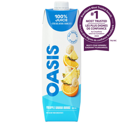 Oasis Juice Pineapple Banana Orange 960 ml
