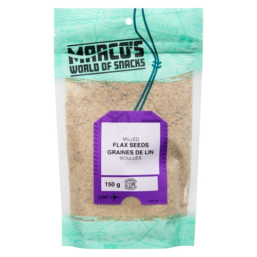 Marco's World Of Snacks Flax Seeds Milled 150 g