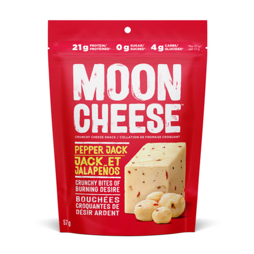 Moon Cheese Crunchy Cheese Snack Pepper Jack 57 g