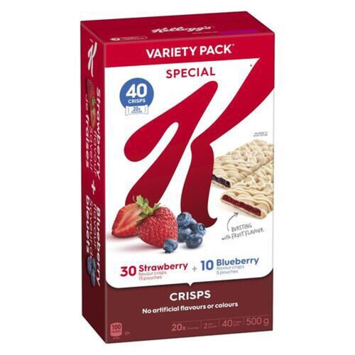 Kellogg's Special K Cereal Bars Strawberry & Blueberry 500 g