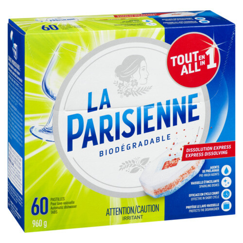 La Parisienne Dishwasher Tablets 60 Pods