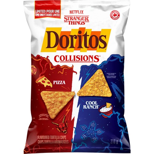 Doritos Tortilla Chips Collisions Pizza And Cool Ranch Flavoured 210 g