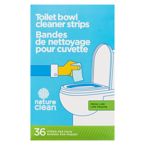 Nature Clean Toilet Bowl Cleaner Strips Fresh Lime 1 EA 