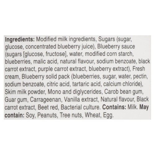 Chapman's Frozen Yogurt Canadian Blueberries & Cream 2 L