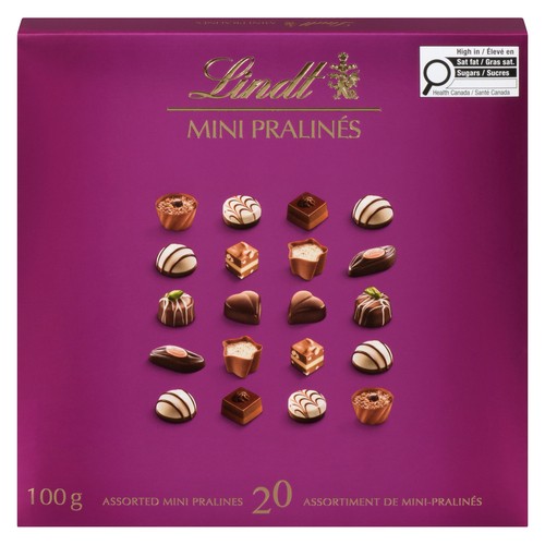 Lindt Chocolate Box Mini Praline Assorted 100 g
