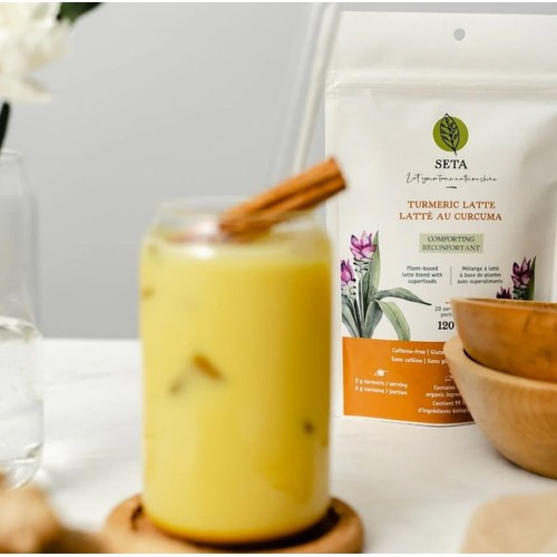 Seta Plant Based Latte Blend Tea Turmeric 120 g