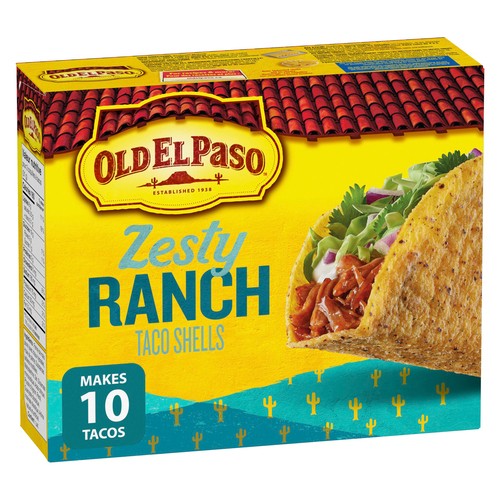 Old El Paso Hard Taco Shells Stand n' Stuff Ranch Blasted 153 g