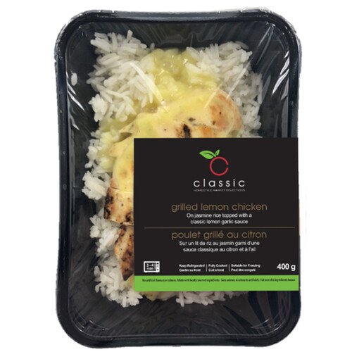 Classic Homestyle Market Selections Entree Grilled Lemon Chicken 400 g