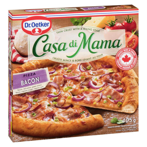 Dr. Oetker Casa Di Mama Frozen Pizza Bacon 405 g