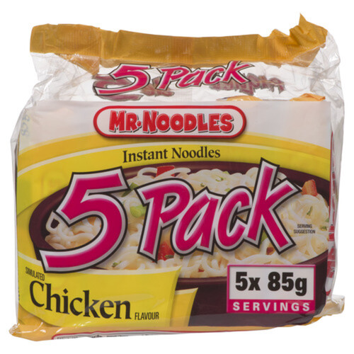 Mr. Noodles Instant Noodles Soup Chicken 5 x 85 g
