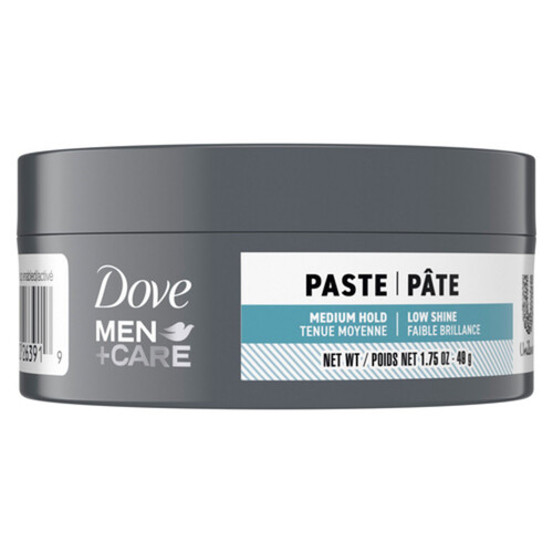 Dove Men+Care Molding Hair Paste Medium Hold For Men's Hair Styling 49 g