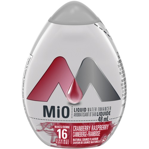 Mio Aromatisant d’eau liquide canneberges et framboises 48 ml
