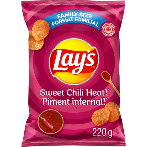 Lay's Potato Chips Sweet Chili Heat 220 g
