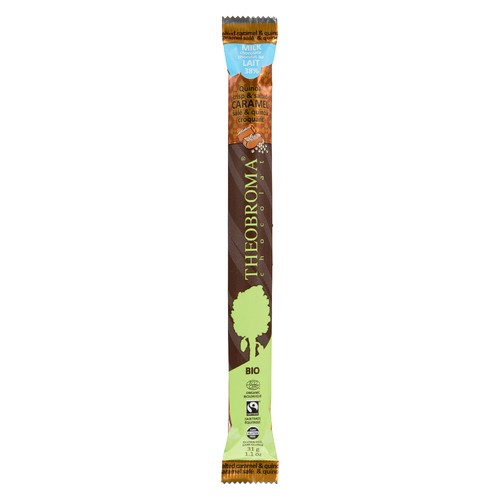 Theobroma Chocolat Organic Chocolate Treat Stick Salted Caramel Quinoa 31 g