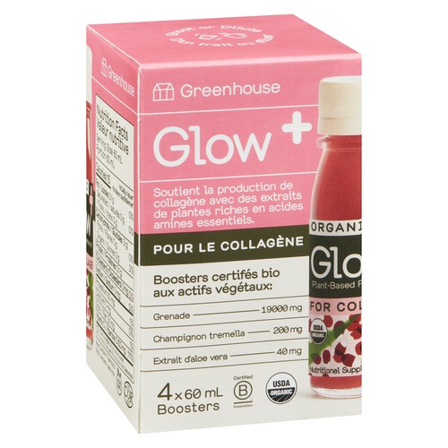 Greenhouse Plant Based Glow Booster 4 x 60 ml (bottles)