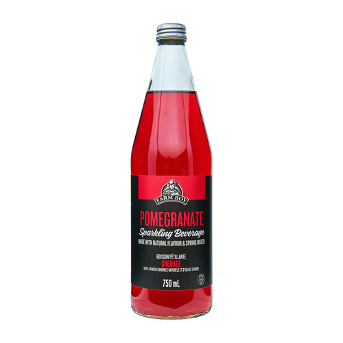 Farm Boy Sparkling Beverage Pomegranate 750 ml (bottle) - Voilà Online  Groceries & Offers
