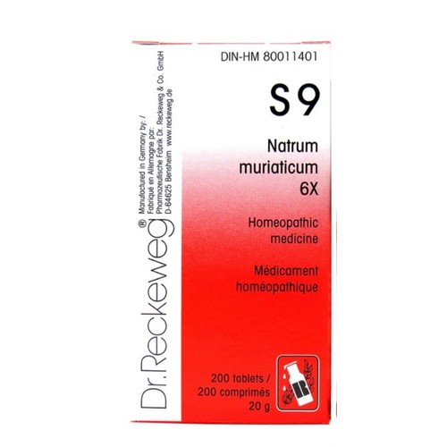 Dr Reckeweg  S9 Natrum Muriaticum 200 EA