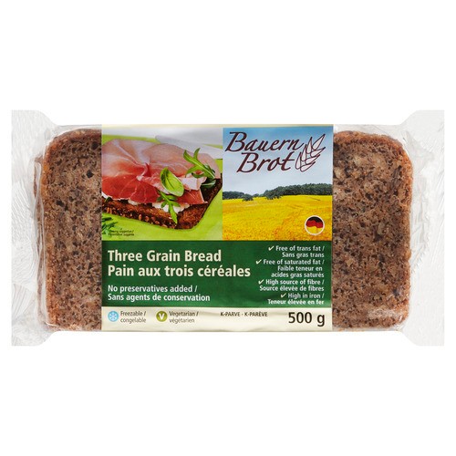 Bauernbrot Bread Three Grain 500 g