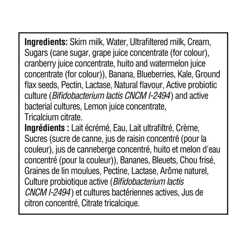 Activia Probiotic Smoothie Blueberry Banana 190 ml